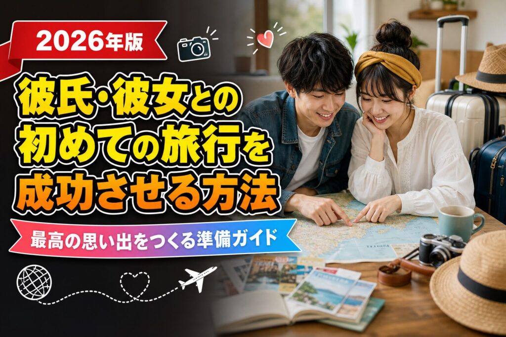 彼氏・彼女との初めての旅行を成功させる方法のアイキャッチ画像