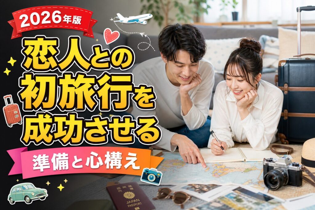 恋人との初旅行を成功させるための準備と心構えのアイキャッチ画像