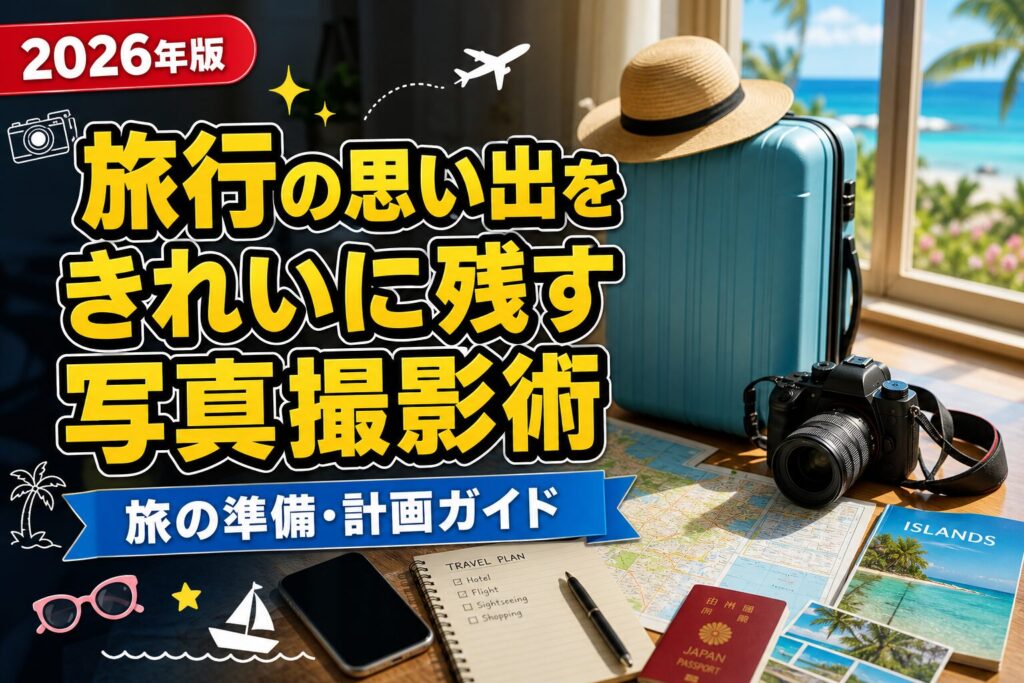旅行の思い出をきれいに残す写真撮影術のアイキャッチ画像