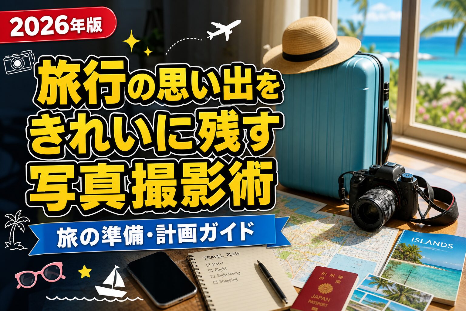 旅行の思い出をきれいに残す写真撮影術のアイキャッチ画像