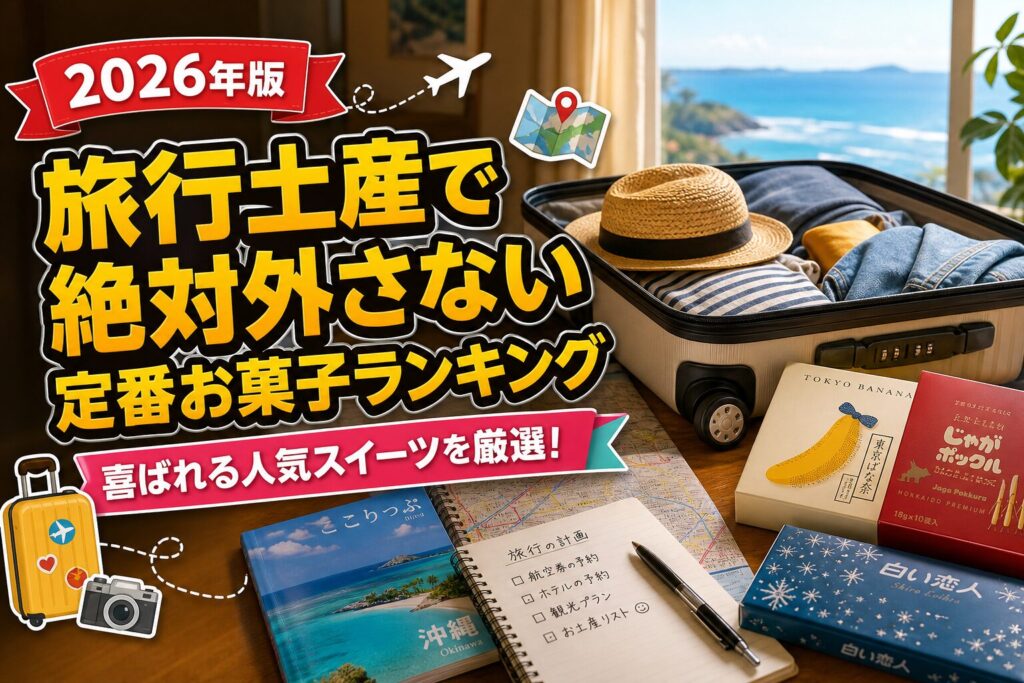 旅行土産で絶対外さない定番お菓子ランキングのアイキャッチ画像