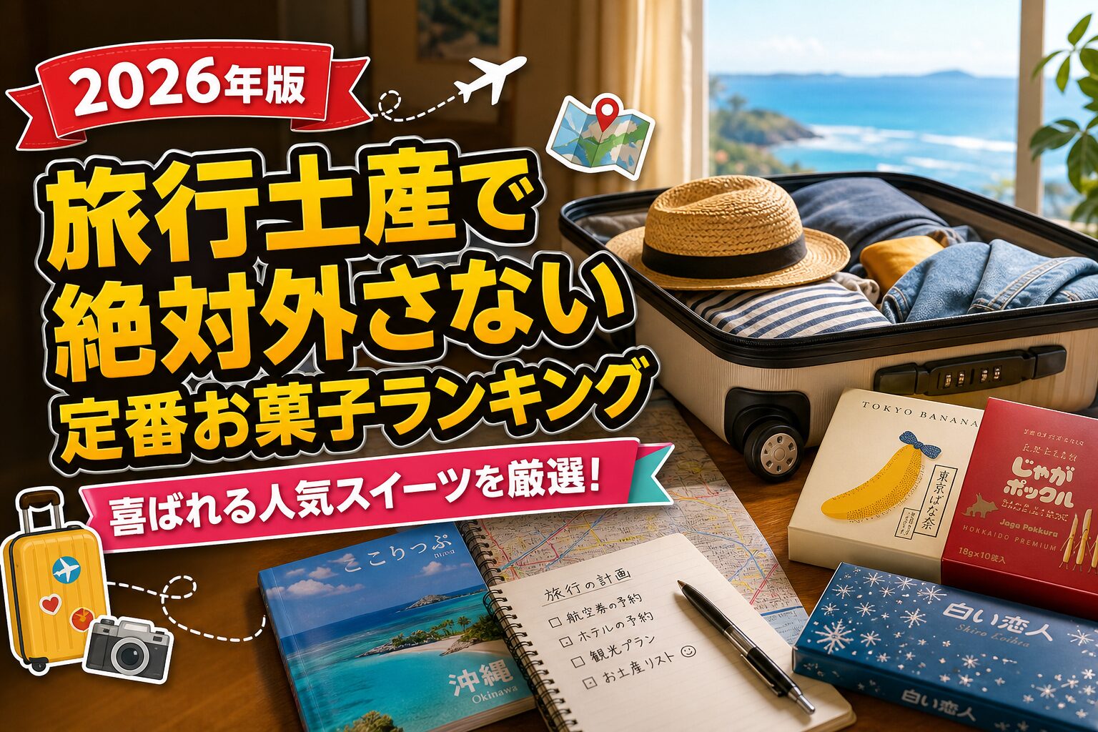 旅行土産で絶対外さない定番お菓子ランキングのアイキャッチ画像